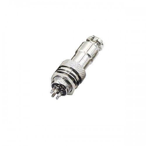 Пара авіаційних конекторів GX12mm 5p Пара авіаційних конекторів GX12mm 5p